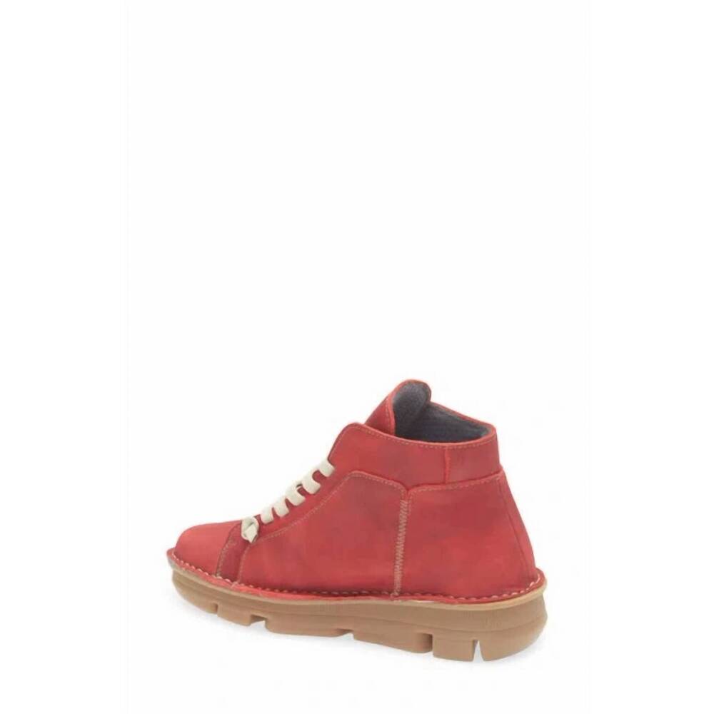 NEW ONFOOT women's touch sneaker boot in rojo - Picture 2 of 5